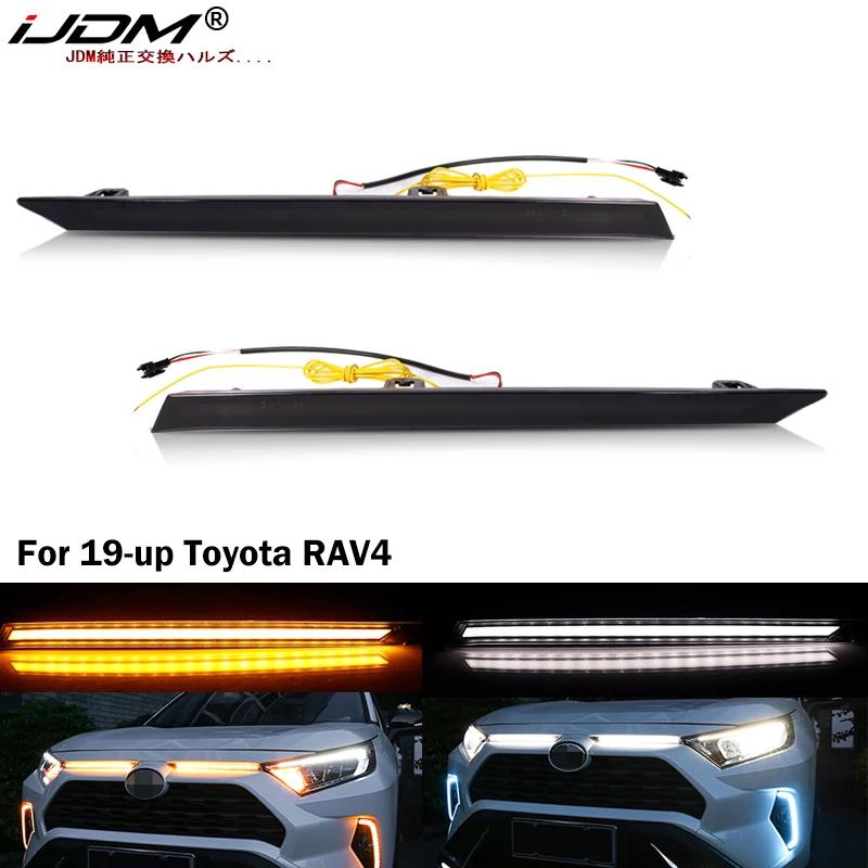 Ÿ RAV4  LED ְ , ڵ  ĵ Ʈ Ŀ , DRL 2019 2020 2021  õ